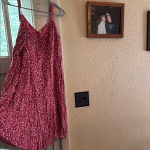 Old Navy Red Floral Top